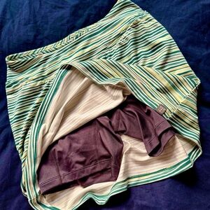 Striped Green and Yellow Skort Tile 9